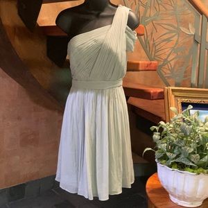 J. Crew asymmetrical sleeve dress